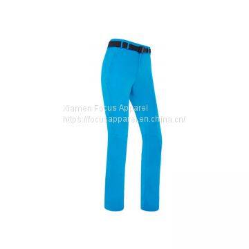 Wholesale Women's Softshell Pants Hiking Camping Trousers with Side Pocket