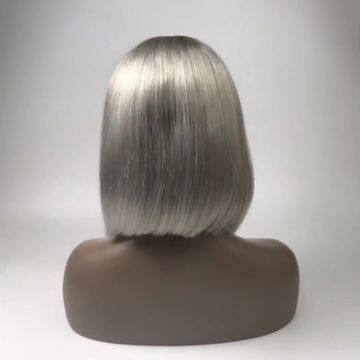 Handmade Full Lace Wig 100% Natural Human Hair Ombre Color photo-5