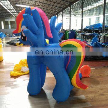 Wholesale Inflatable Cartoon Promotional Animal Ground Inflatable Unicorn for Indoor Outdoor Advertising photo-5