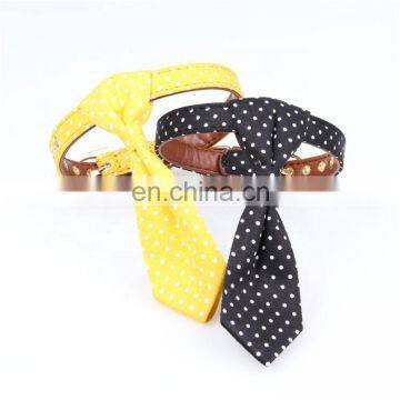 Pet gift products detachable wave point pet dog tie adorable grooming dog bow tie neckties