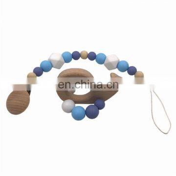 Animal Silicon Pacifier Chain Animal Silicone Beads Teething Toys photo-6