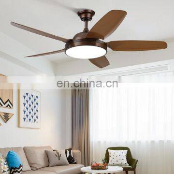 European Style Dining Room LED Changeable Color Fan Pendant Light photo-3