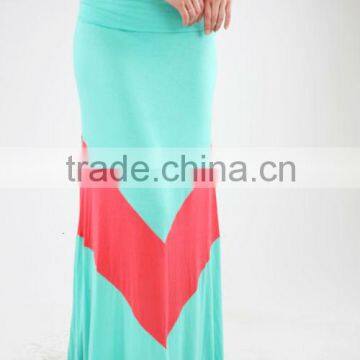 2013 new arrival rayon maxi skirt for women