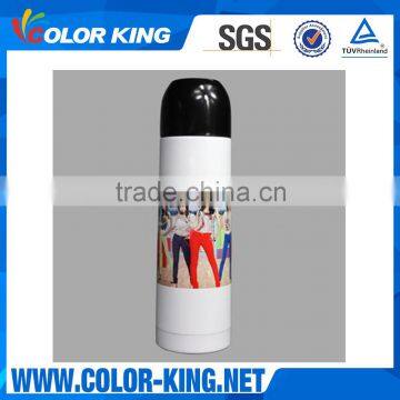 New Coming Blank White Color 500ml Sublimation Printing Thermos Flask