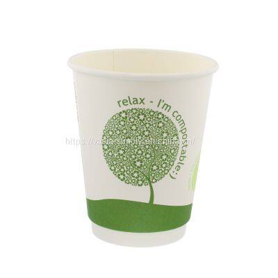 Wholesale customizable bamboo recyclable biodegradable coffee cups