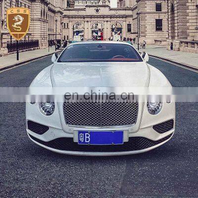 Carbon fiber Exterior decoration front bumper accessories fit for 2012 style Bent-ley GT GTC body kit upgrade 2017 style