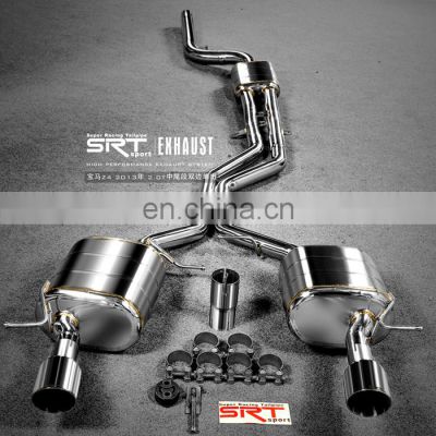 High quality exhaust system pipe for BMW z4 e86 e89  muffler for BMW z4 cat back with valve control and downpipe