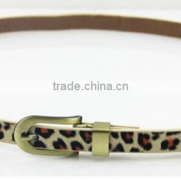 Woman Fashion Leopard PU belt