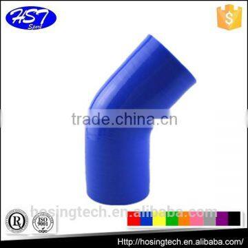 large diameter flexible high temperature automotive 45 degree elbow silicone hose