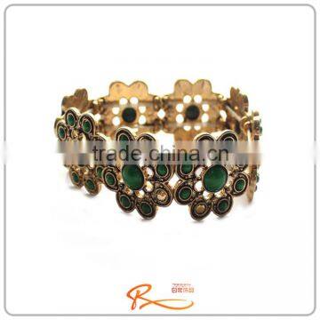 High quality green stone bracelet