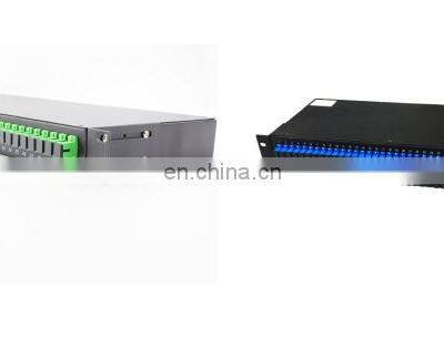 1U 19' SC 1*64 Rack-Mounted PLC Optical Splitter Single Mode SC LC UPC Fiber Optic PLC Splitter Rack-mount Module photo-4
