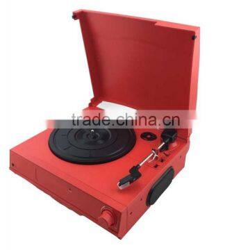 Minimalist Style Player!!! Belt-Driven Turntable&Record Player With Built-in Speaker
