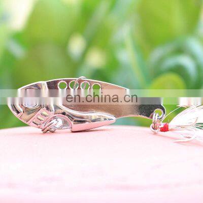 Hot Sale 3.2/4.2/4.8/5.35/5.4/6cm 3/7/10/12/15/20g 3Colors Saltwater Metal VIB Fish Bait photo-4