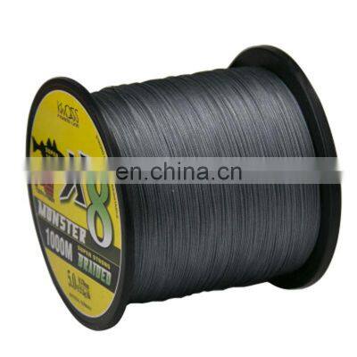 High Strength Horsepower Fishing Line 8 Braided 1000m Grey PE Braid Fishing Line is Strong and Durable photo-2