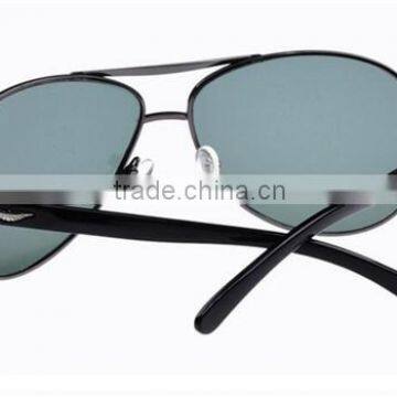 European Style New Model Metal Frame Over Size Frog Style Sunglasses With Glass Lens photo-5