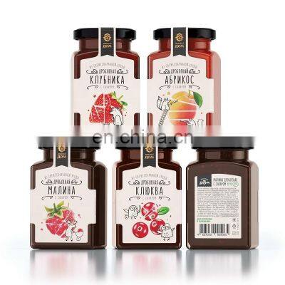 Crushed Raspberries With Sugar Preserved Berries and Fruits Puree photo-3