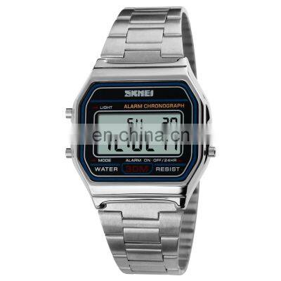 Promotional products Skmei 1123 gold digital watch 3atm water resistant sport watches for men accept custom logo watches