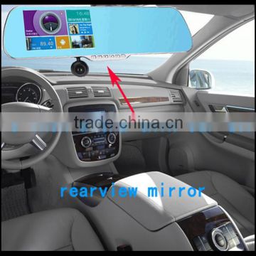 5 inch ultra-thin car rearview mirror camera dvr