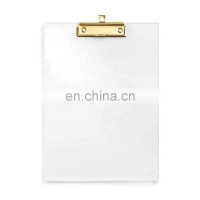 Sample Design A4 Clear Acrylic Restaurant Bill Clipped Board Nurse Writing Board