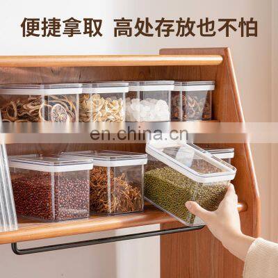 Airtight Food Storage Container Kitchen Organizer Food Storage Box Stackable Plastic With Lid for Grain Oatmeal photo-4