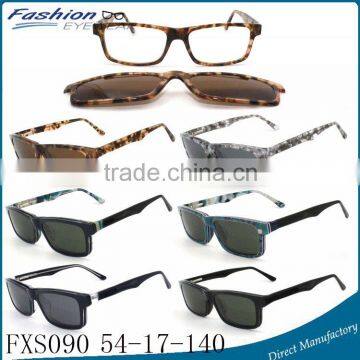 clip on sunglasses and acetate sunglasses and polarized lens