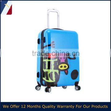 Cow/ox Pattern Ladies 20/24 Inch Polycarbonate Colorful Hard Shell pc Abs Luggage photo-2