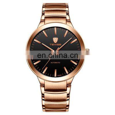 TEVISE T845a Mens Business Auto Date Watches Luxury Automatic Mechanical Stainless Steel Male Wristwatch photo-4