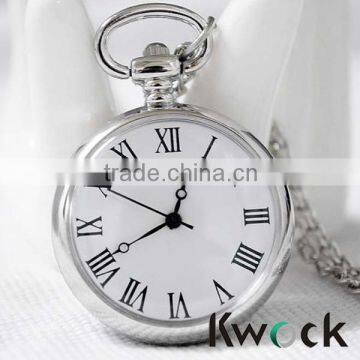 Elgin Antique Silver Pocket Watch with Emperor Chromed Case wholesale pocket watch