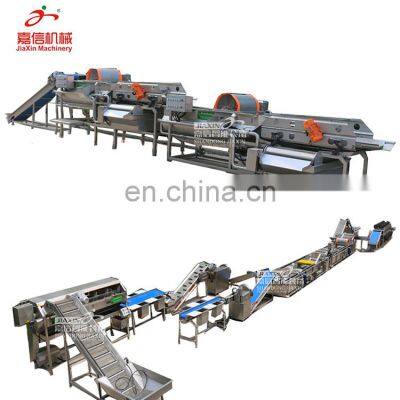 High efficiency pepper chilli washing cutting processing machine