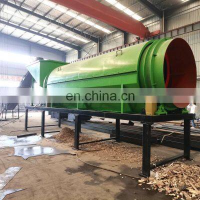 Environmental Stationary Wood Sawdust Firewood Screening Machine photo-3