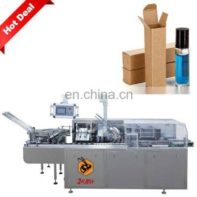 Automatic Bottle Cartoning Machine 10ml 100ml Glass Bottle Box Carton Packing Machine