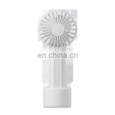 Mini size 1200 mah OEM rechargeable Battery fan handheld  fan