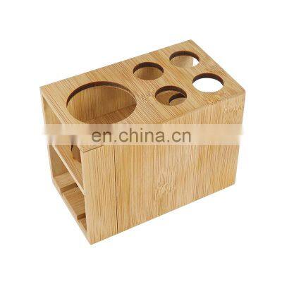 Made of 100% Sustainable Bamboo Naturals Toothbrush Holder Stylish Bathroom Organization Easy to Clean photo-3