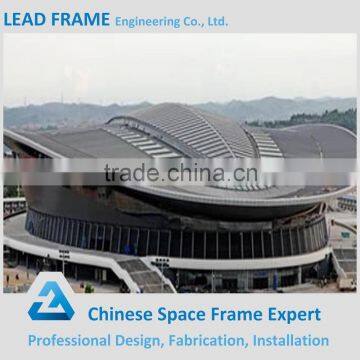 Free design anti rust light steel prefabricated sport hall