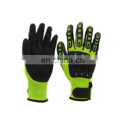 sandy nitrile coated palm impact resistant work touchntuff lab nitrile mechanic gloves