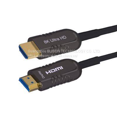 FIBBR Fiber Optic HDMI 2.0 Cable 18Gbps 4K HDR HDMI  for Home Theater, HD Video Meeting System