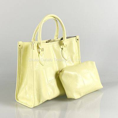 Cheap Wholesale Simple Alligator Print Tote Bag Large Capacity Shoulder Bag photo-4