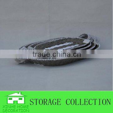 Set of 4 Cheap Handwoven Paper Rope Baskets photo-3