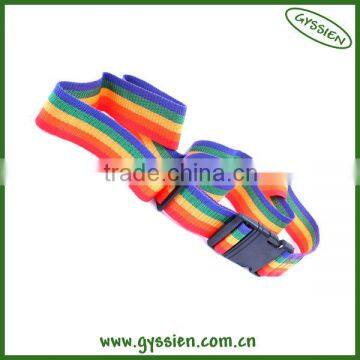 Fashion cheap rainbow luggage strap