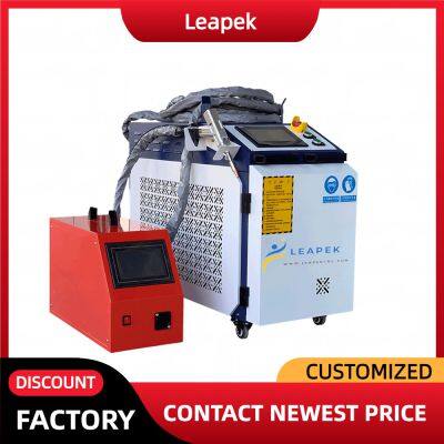 Raycus MAX 2000W 3000W Fiber Laser Welding Machine Double Wire Feeder 4 in 1 Metal Stainless Steel Aluminum Laser Welder