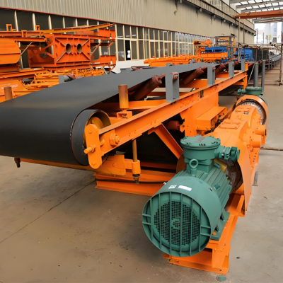 Customized Industrial Fixed Belt Conveyor DSJ80/40/40 for Mining, Heavy Duty Industrial Material Handling Equipment photo-5
