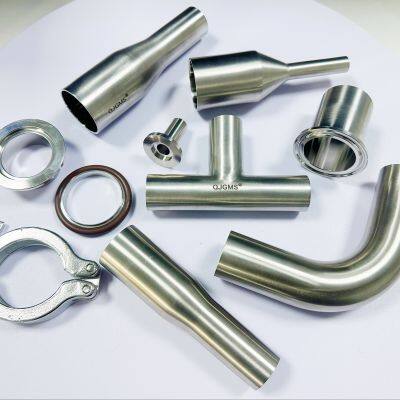 High Precision Custom Made Stainless Steel Reducer Pipe Fitting Welded Type for Water Treatment Project
