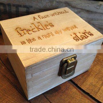 New product:Personalised Wooden Keepsake Box Jewellery Gift Box                        
                                                Quality Choice