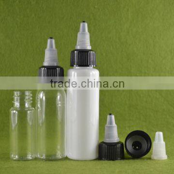 30ml electronic cigarettes clear pet glue bottles twist cap