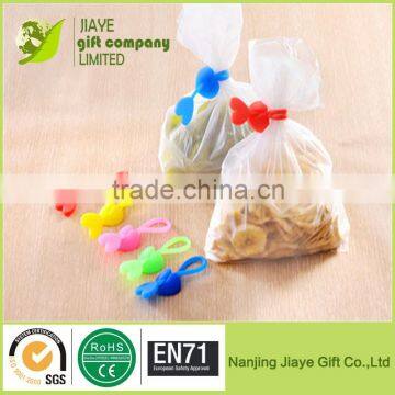 Lovely Food Grade Silicone Bag Clip /Bread Bag Seal clip