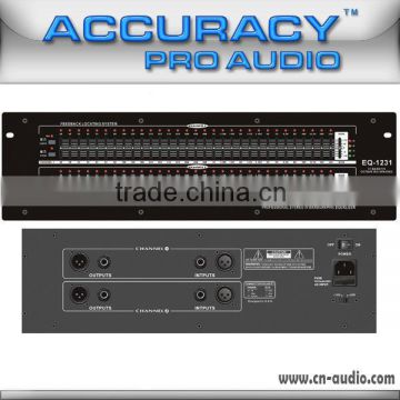 Professional Dual 31-band Audio Equalizer EQ-1231