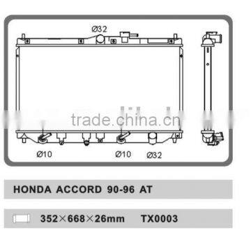 aluminum auto radiator for HODA CR-X 88-91 AT