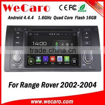 Wecaro WC-LR7018 android 4.4.4 car dvd player for range rover 2002 - 2004 3G wifi playstore                        
                                                Quality Choice