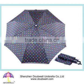 colorful dot automatic umbrella