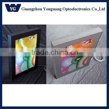 LED frameless light box 20/29/40mm thick magnet LED light box